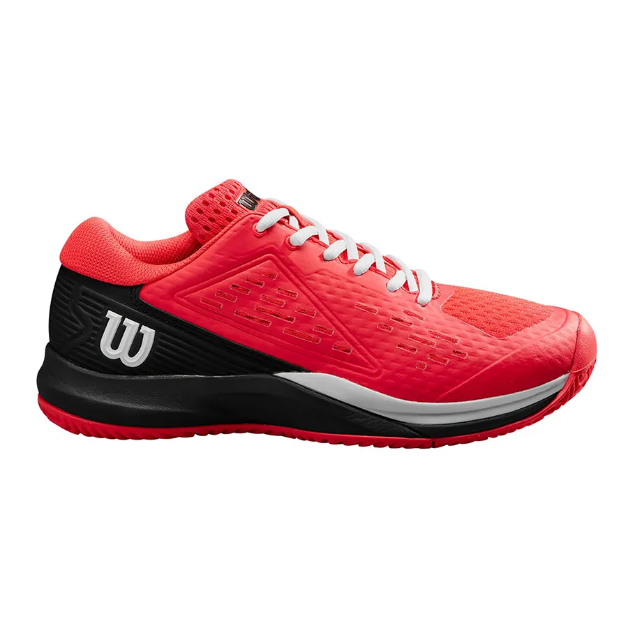 Giày Tennis/Pickleball Wilson Rush Pro Ace Junior Tennis Shoe WRS00637 Màu  Đỏ Size