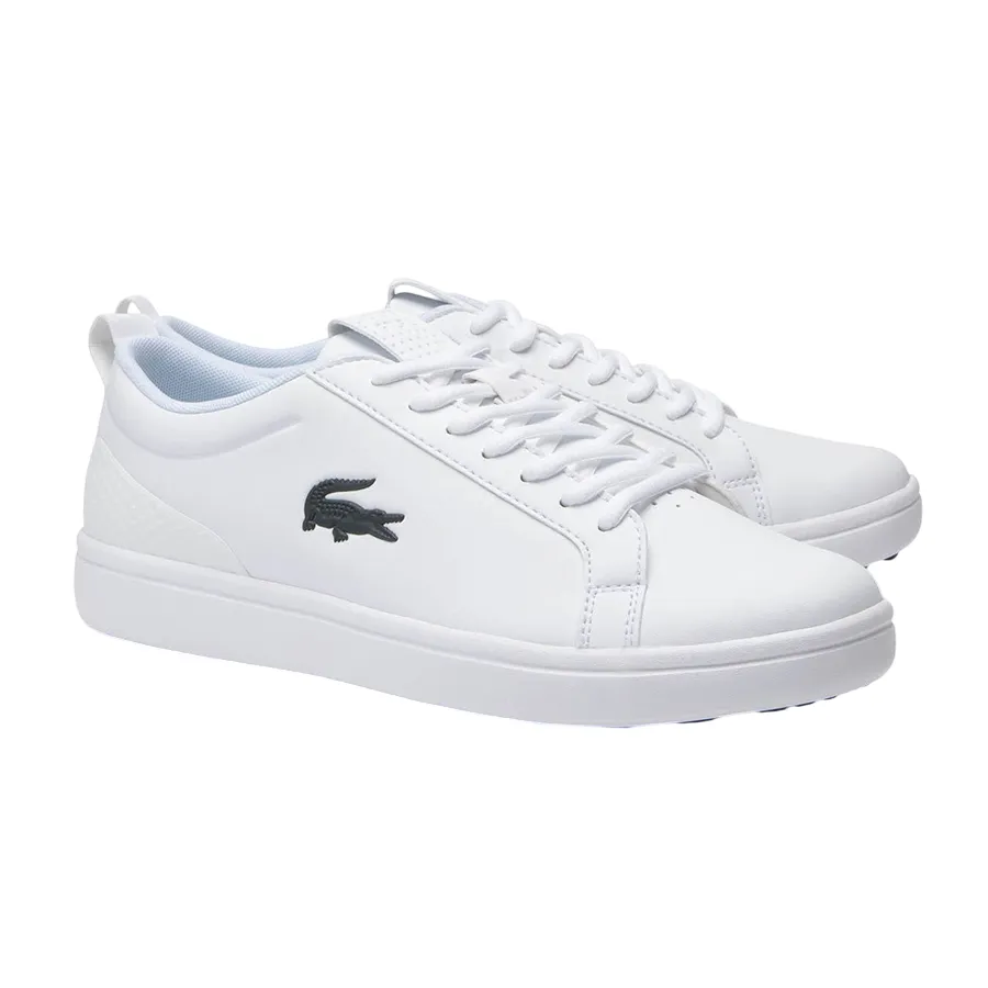 Giày Thể Thao Nam Lacoste G Elite Trainers In White RZ0027M54G 1R5 Màu Trắng Size 39.5