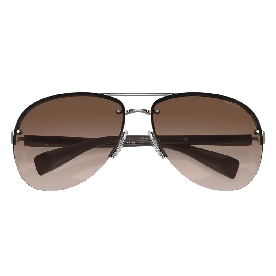 Kính Mát Nam Prada Sunglasses PS56MS 5AV6S1 62 Màu Nâu Đen Vua