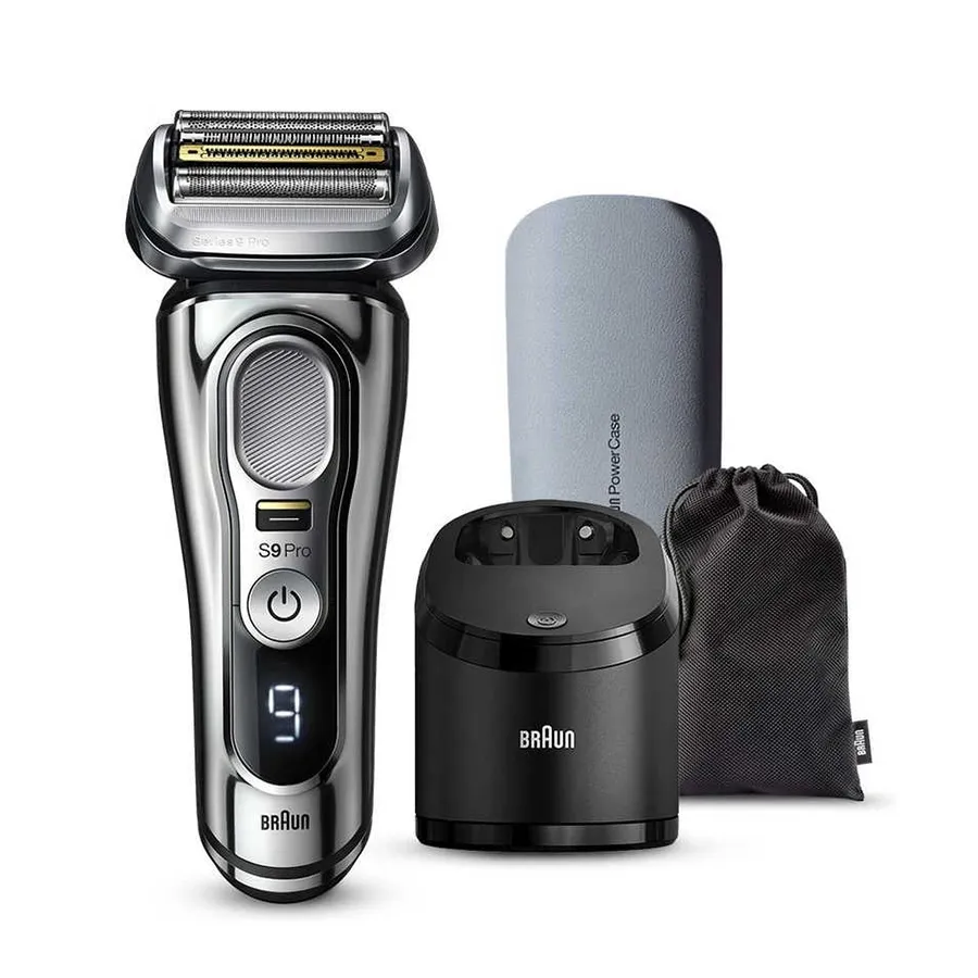Máy Cạo Râu Braun Series 9 Pro 9476CC-V Màu Bạc/Đen
