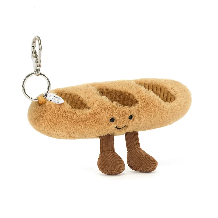 Móc Khóa Jellycat Baguette Màu Nâu