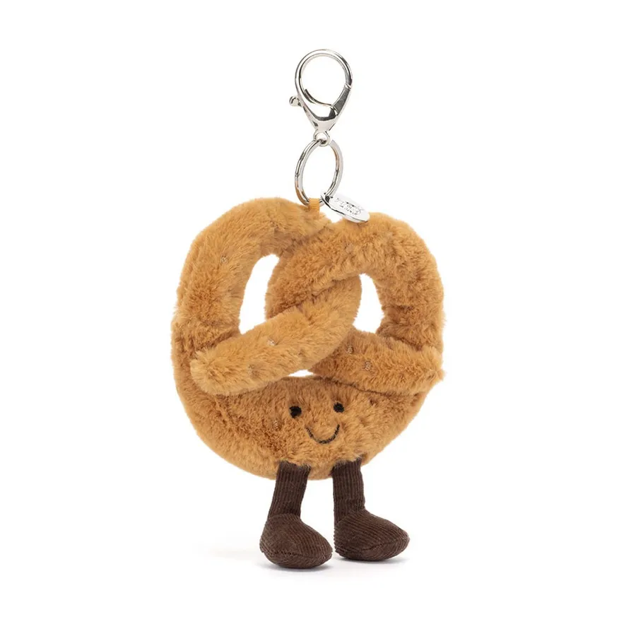 Móc Khóa Jellycat Pretzel Màu Nâu