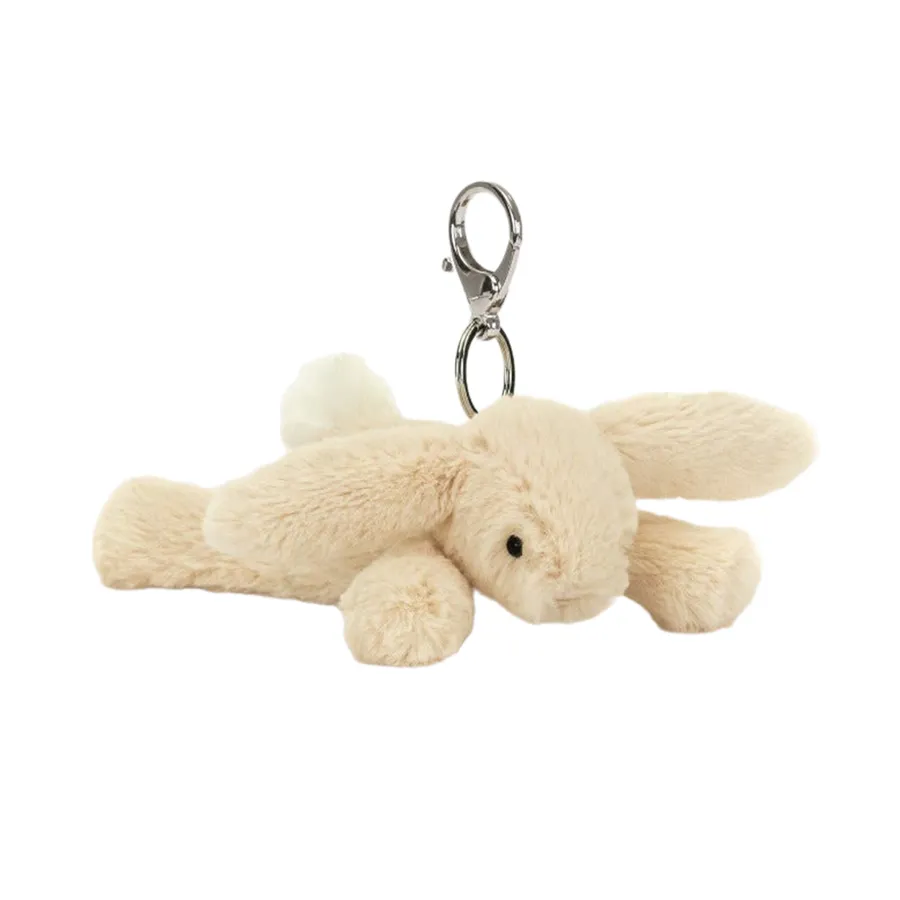 Móc Khóa Jellycat Smudge Rabbit Màu Kem