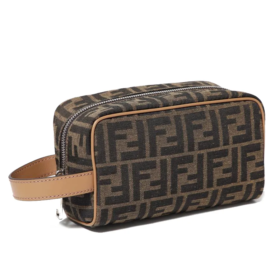 Túi Cầm Tay Nam Fendi Clutch N0151 ALWK Be Đen
