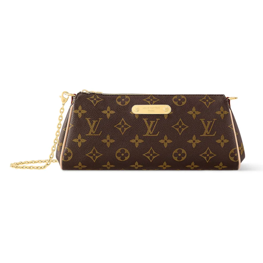 Túi Đeo Vai Nữ Louis Vuitton LV Pochette Eva M13567 Màu Nâu Đen