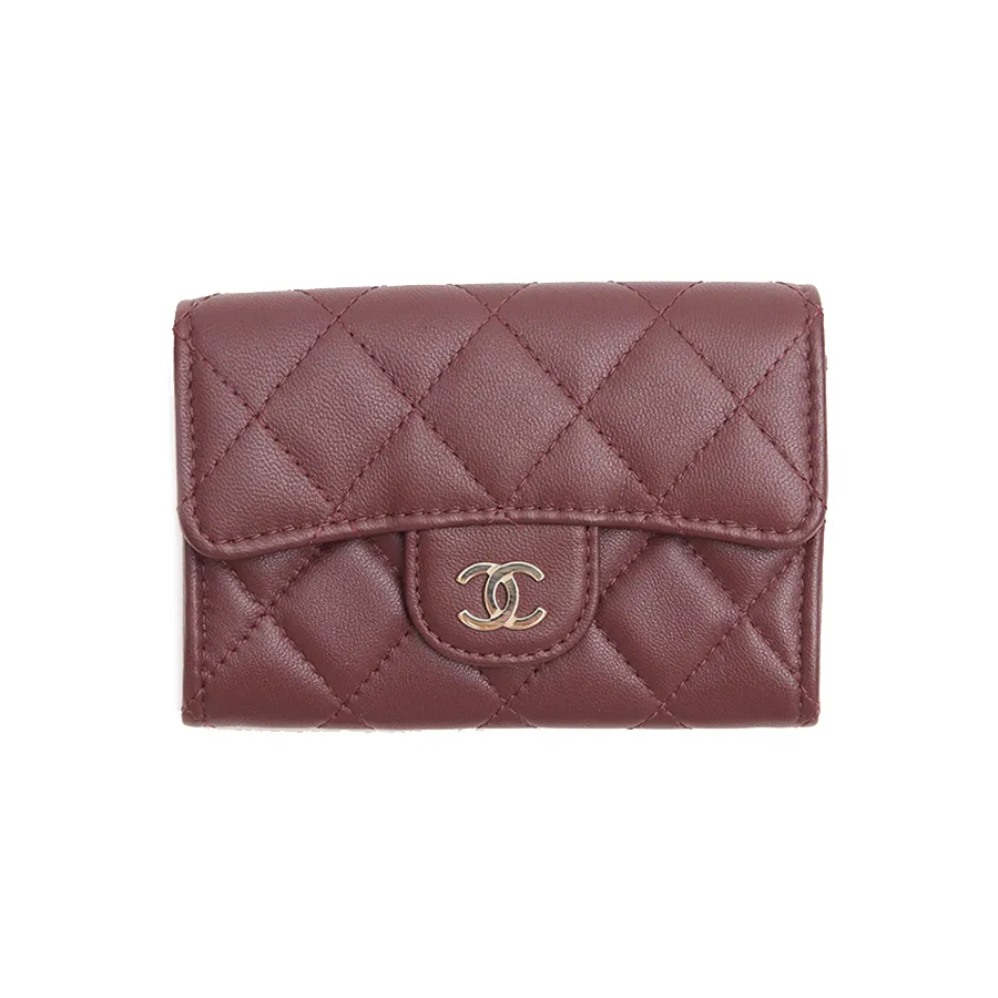 Ví Nữ Chanel O-Porte Cartes Màu Đỏ