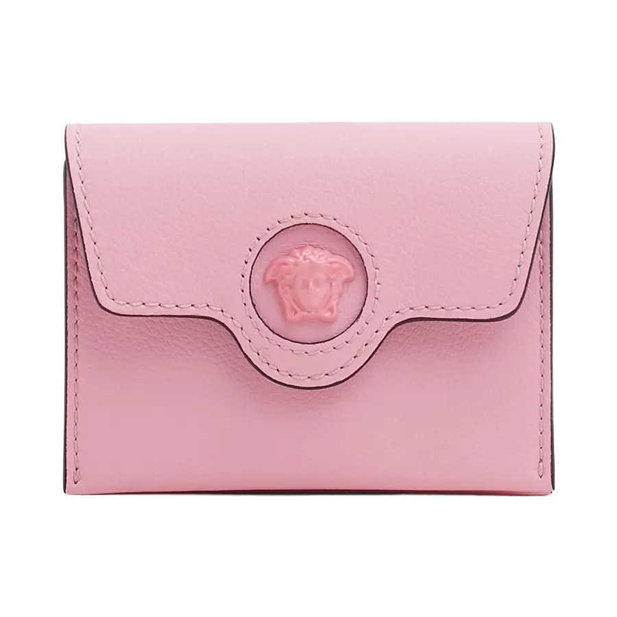 Ví Nữ Versace La Medusa Card Wallet Màu Hồng