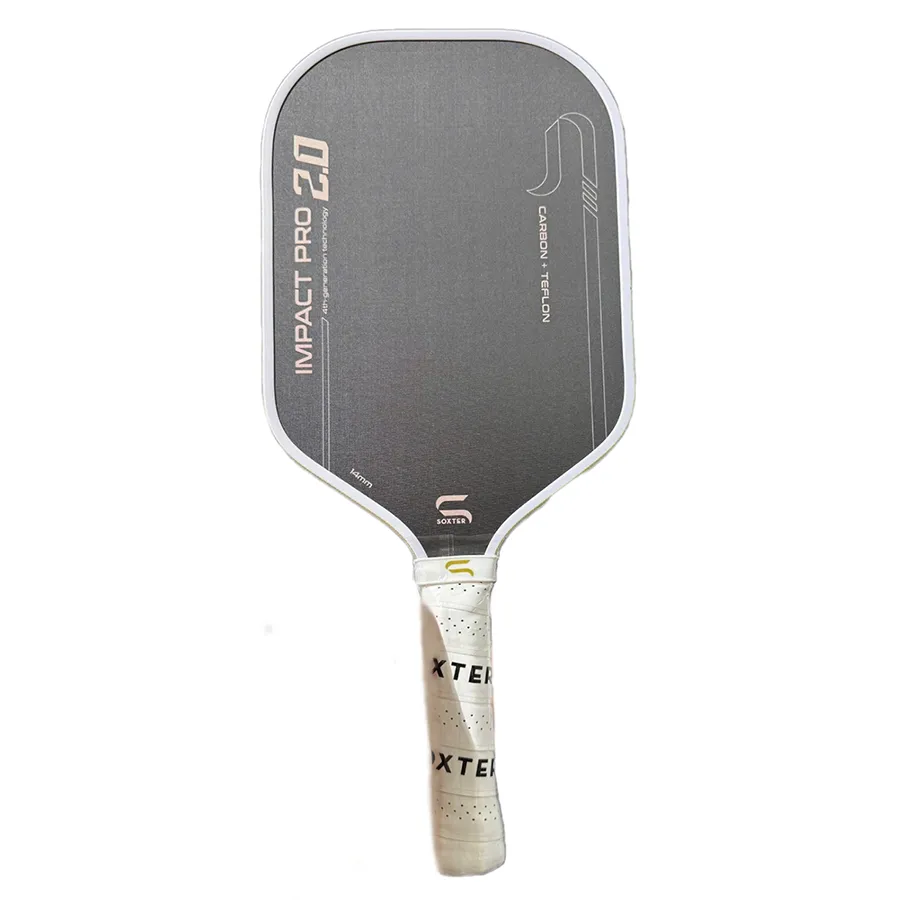 Vợt Pickleball Soxter Impact Pro 2.0 14mm Màu Trắng Đen