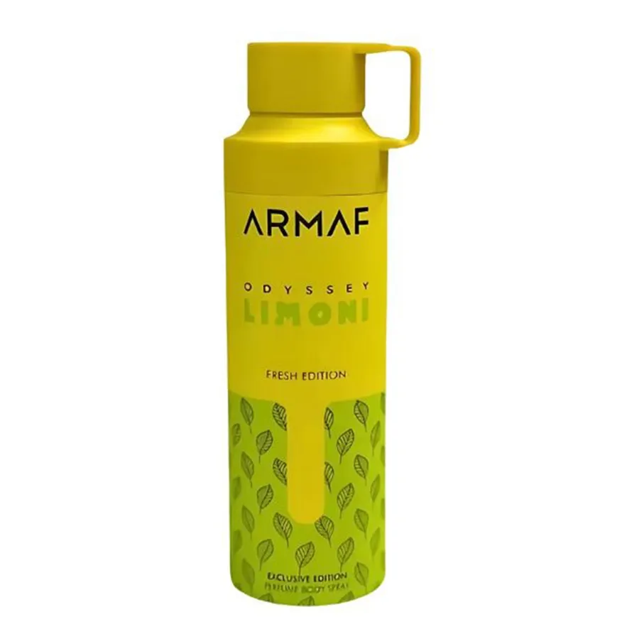 Xịt Thơm Toàn Thân Hương Nước Hoa Armaf Odyssey Limoni Fresh Edition Body Spray 200ml