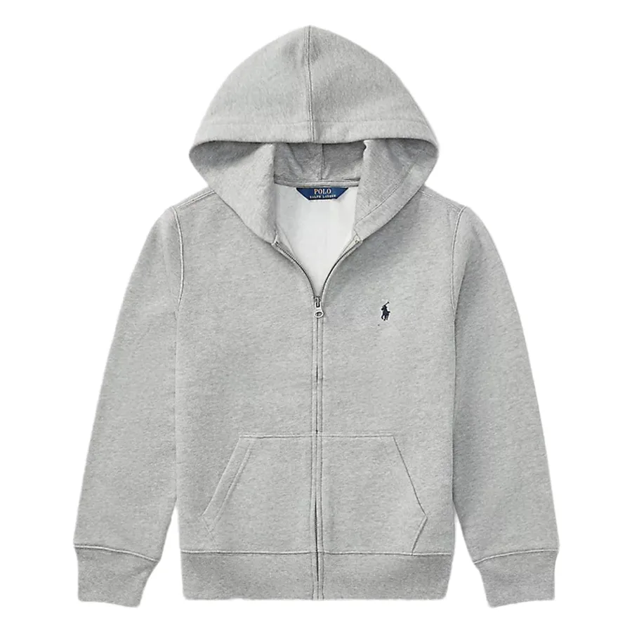 Áo Hoodie Ralph Lauren Blend-Fleece Hoodie Màu Xám Size L