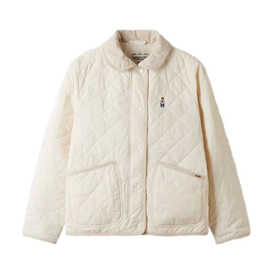 Áo Khoác Nữ WHOAU Steve Quilting Jacket WHJJF1113F Màu Kem Size S