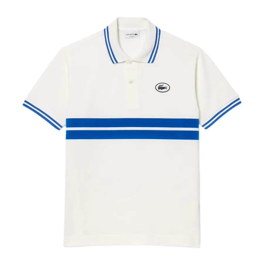 Áo Polo Nam Lacoste Classic Style With Badge PH7447 IUP Màu Trắng