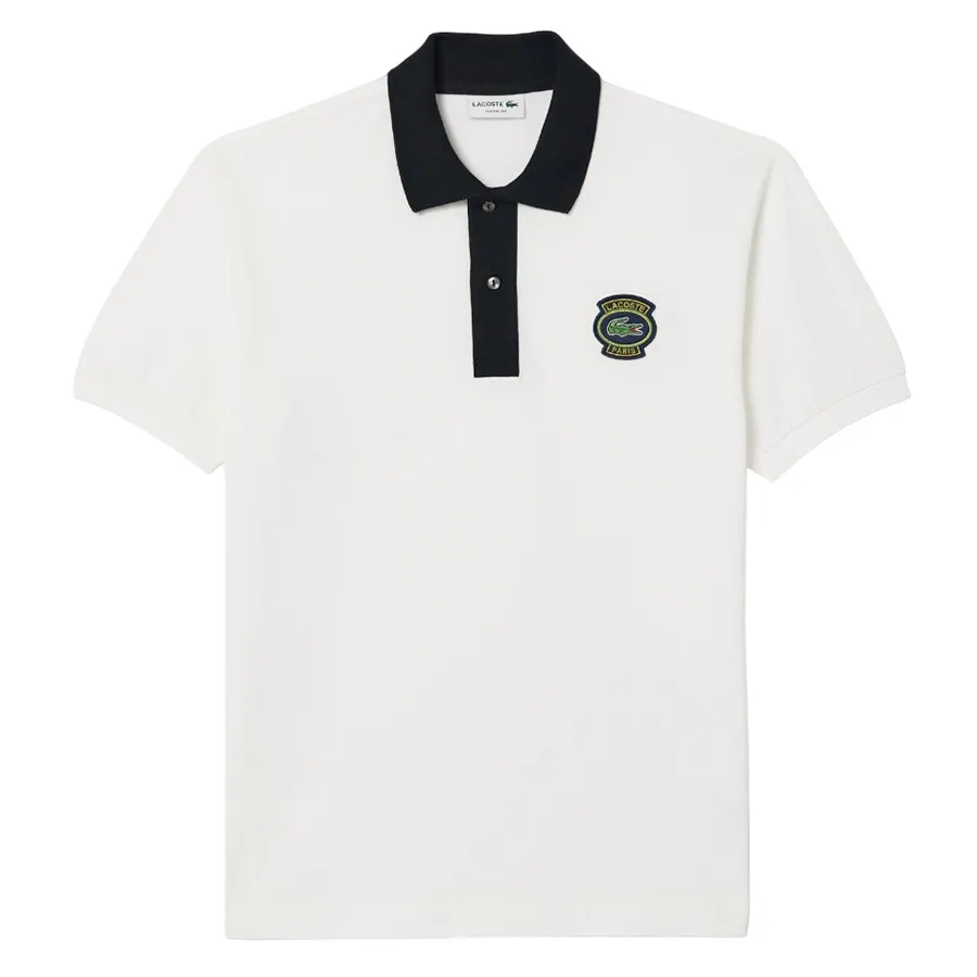 Áo Polo Nam Lacoste L.12.12 Classic Style With Badge PH7369 8LP Màu Trắng