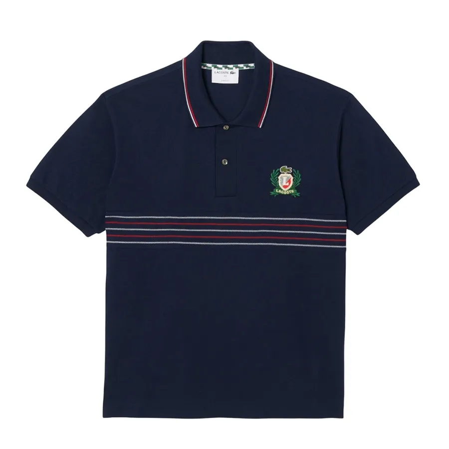 Áo Polo Nam Lacoste Men's Classic Fit Embroidered Shield PH0037166  Màu Xanh Navy Size