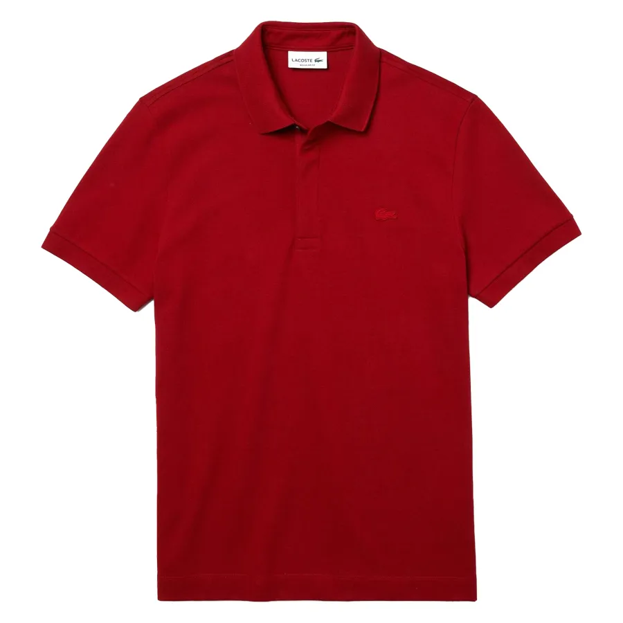 Áo Polo Nam Lacoste Paris Polo Shirt Regular Fit Stretch Cotton Piqué ...