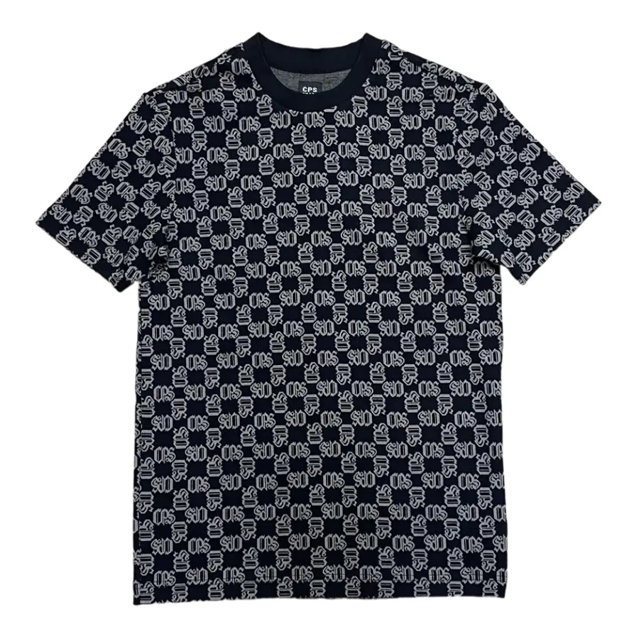 Áo Thun Nam CPS Chaps Mono T-Shirt Màu Đen