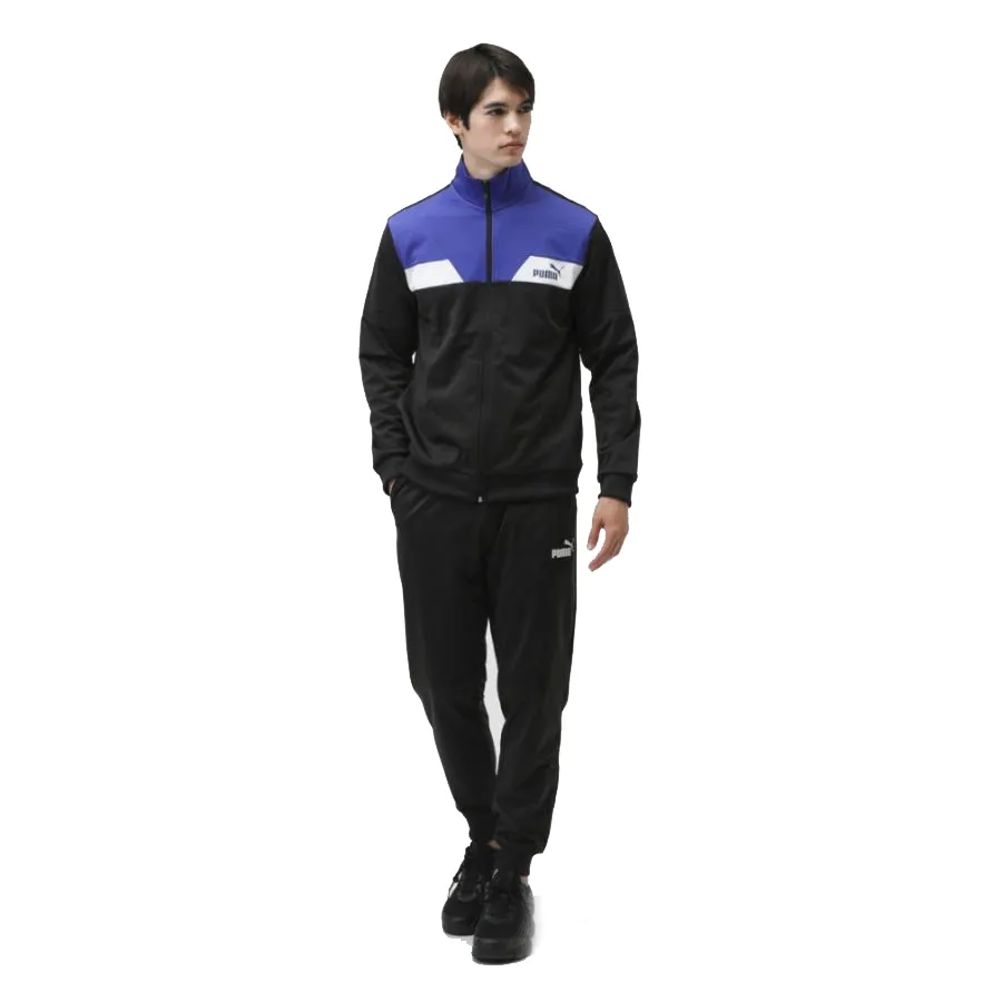Bộ Thể Thao Nam Puma Power Men's Tracksuit Màu Xanh Đen Size S