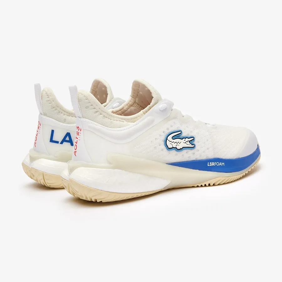 Giày Pickleball/Tennis Nam Lacoste AG-LT23 Lite CC1241 SFA-47SFA0030 Màu  Trắng Kem Size 40