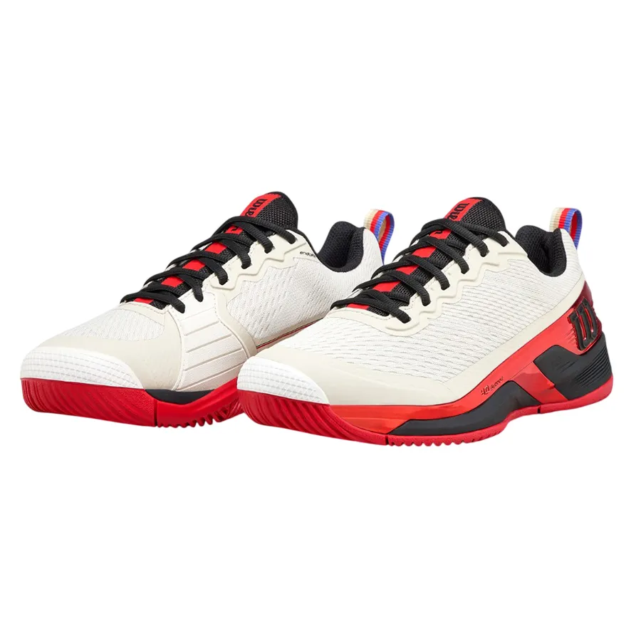 Giày Tennis/Pickleball Nam Wilson Rush Pro 4.5 Men's Tennis Shoes WRS336670U Màu Trắng Size 42