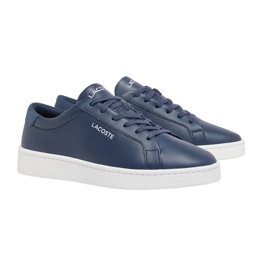 Giày Thể Thao Nam Lacoste Courtderby Leather Sneakers 49CMA0043 092 Màu Xanh Navy Size 40