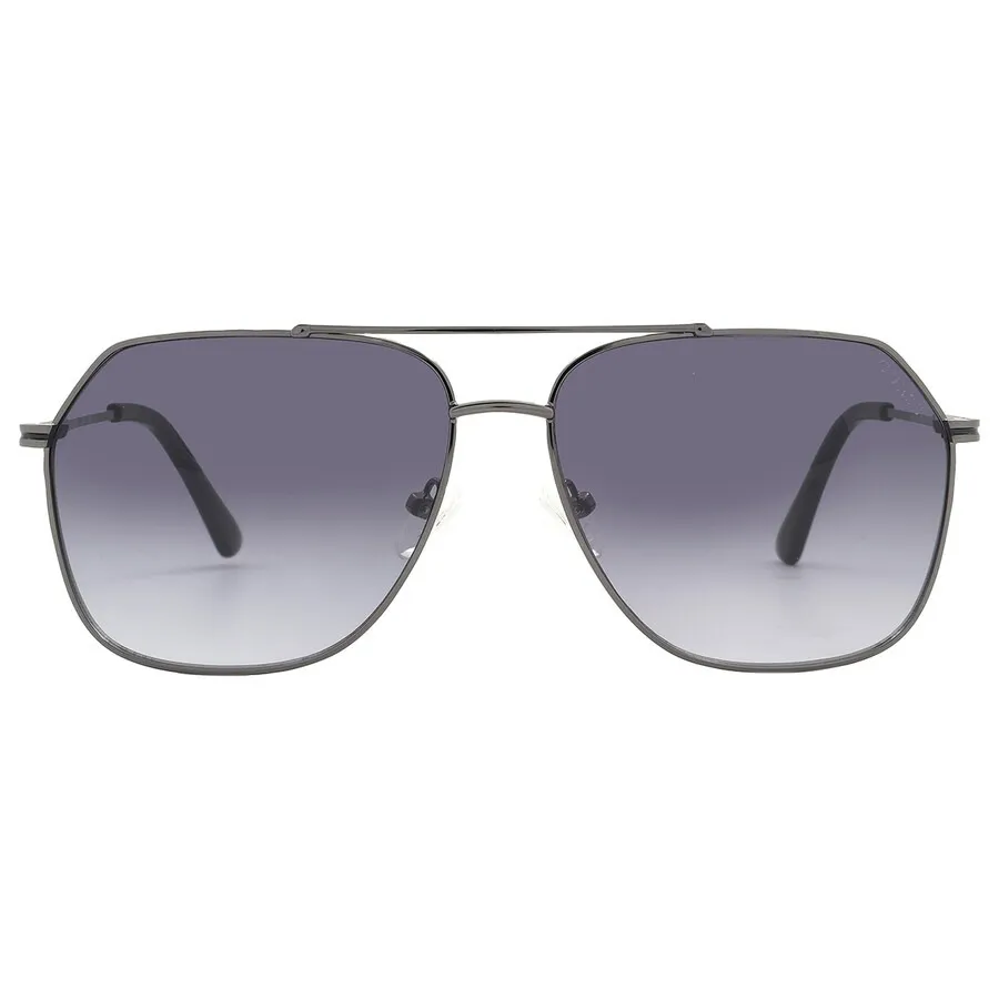 Kính Mát Nam Guess Men's Smoke Gradient Navigator Sunglasses GF5079 08B 61 Màu Khói Gradient