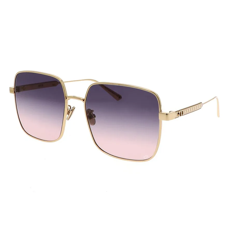 Kính Mát Nữ Dior DiorCannage S1U B0G2 Sunglasses Màu Tím/Vàng