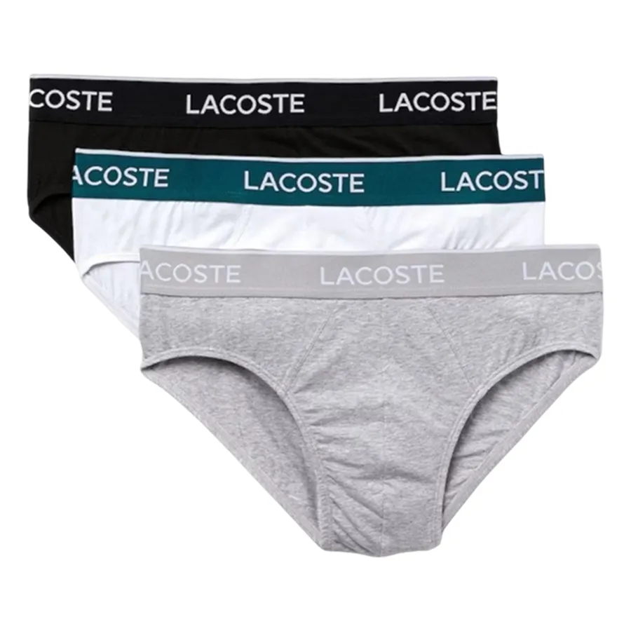 Set 3 Quần Lót Nam Lacoste 8H3472 NUA Phối Màu Size S