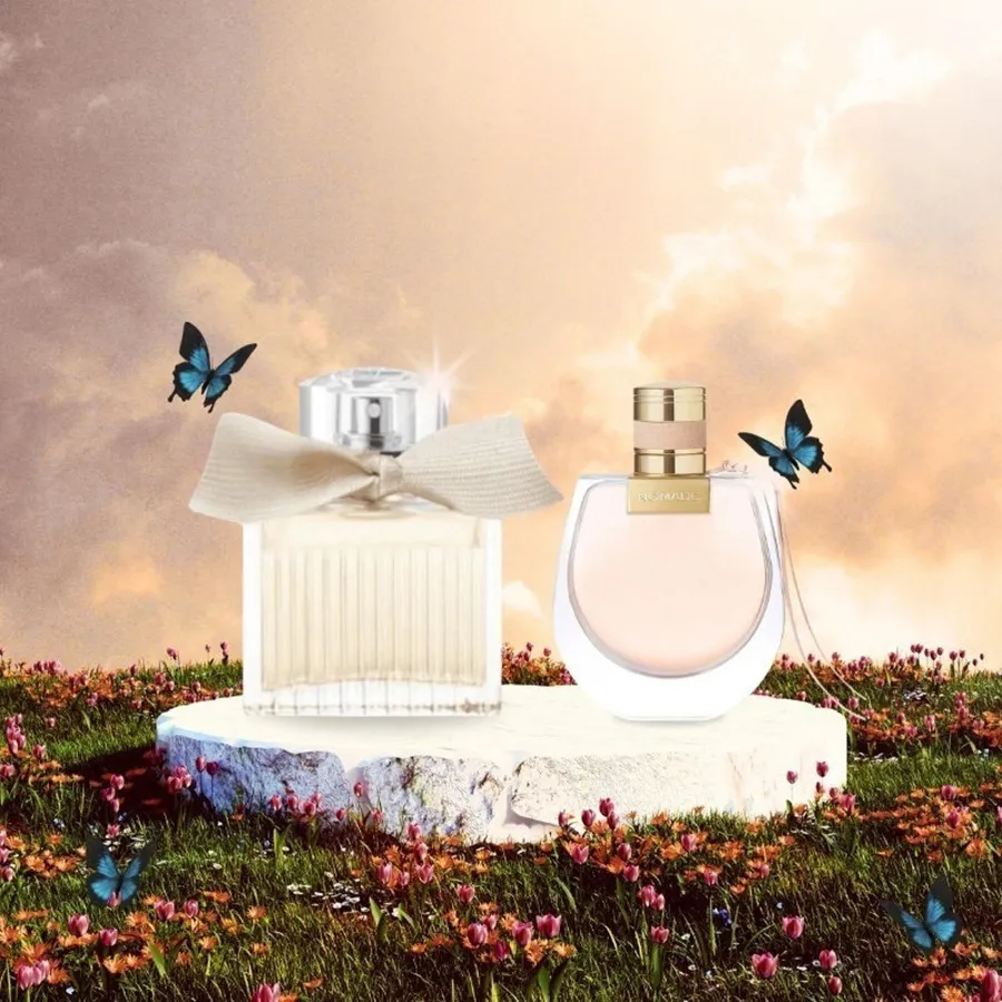 Set Nước Hoa Nữ Chloé Les Mini 2 Món ( EDP 20ml + Nomade EDP 20ml