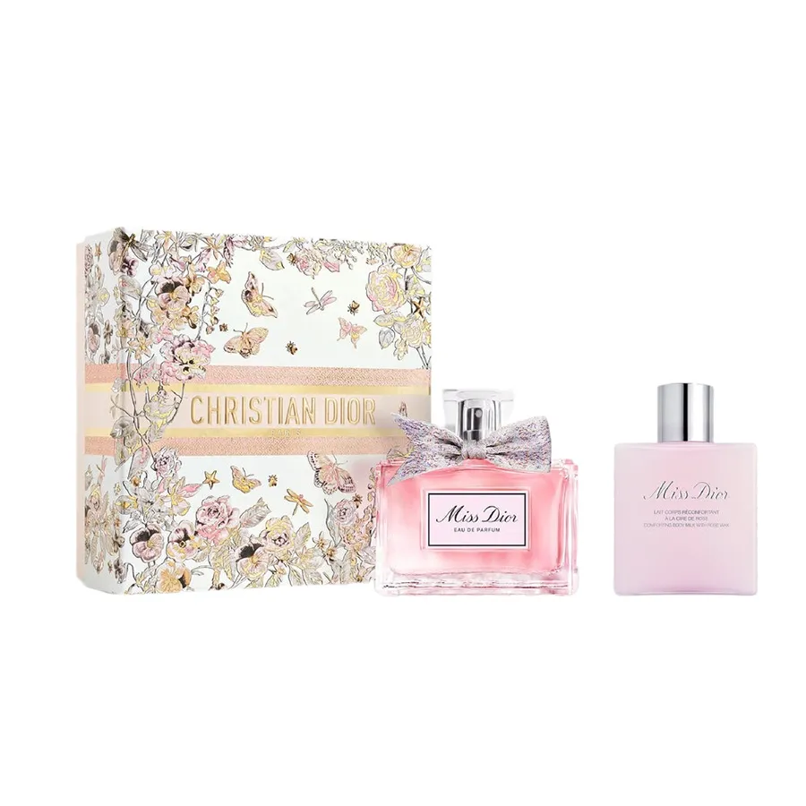 Set Nước Hoa Nữ Dior Miss Dior EDP 50ml  Và Dưỡng Thể 75ml Thơm Dịu Nhẹ