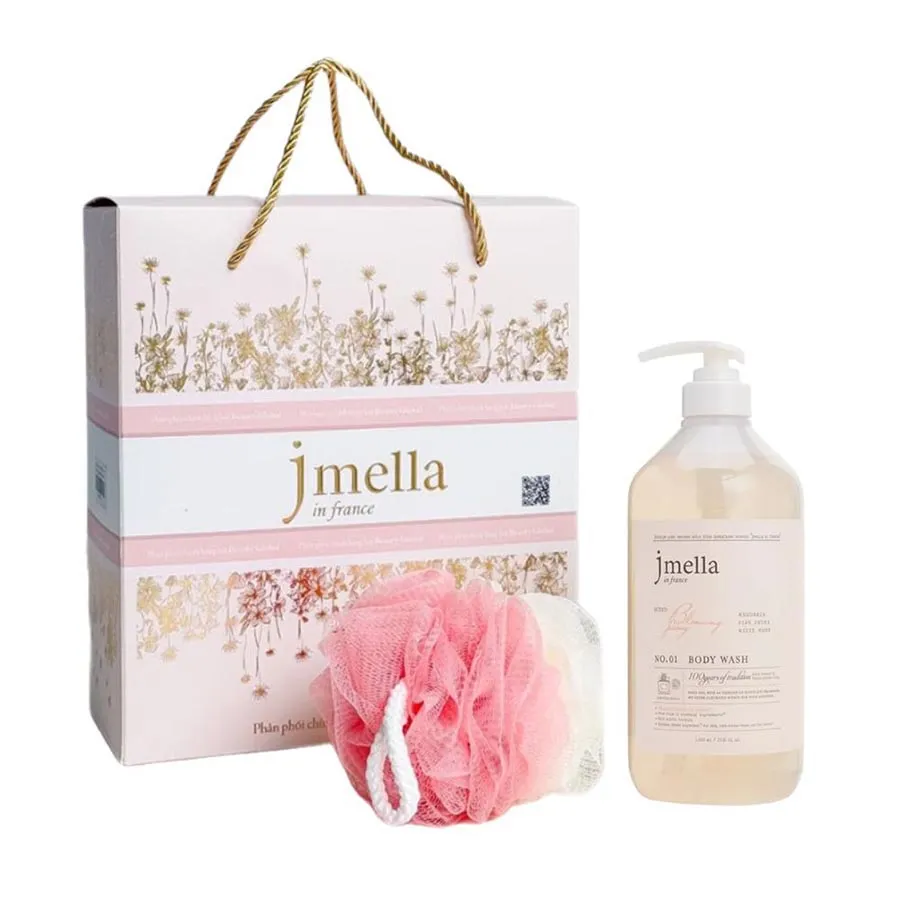 Set Sữa Tắm Cấp Ẩm Mịn Da Jmella In France No.01 Blooming Peony Body Wash
