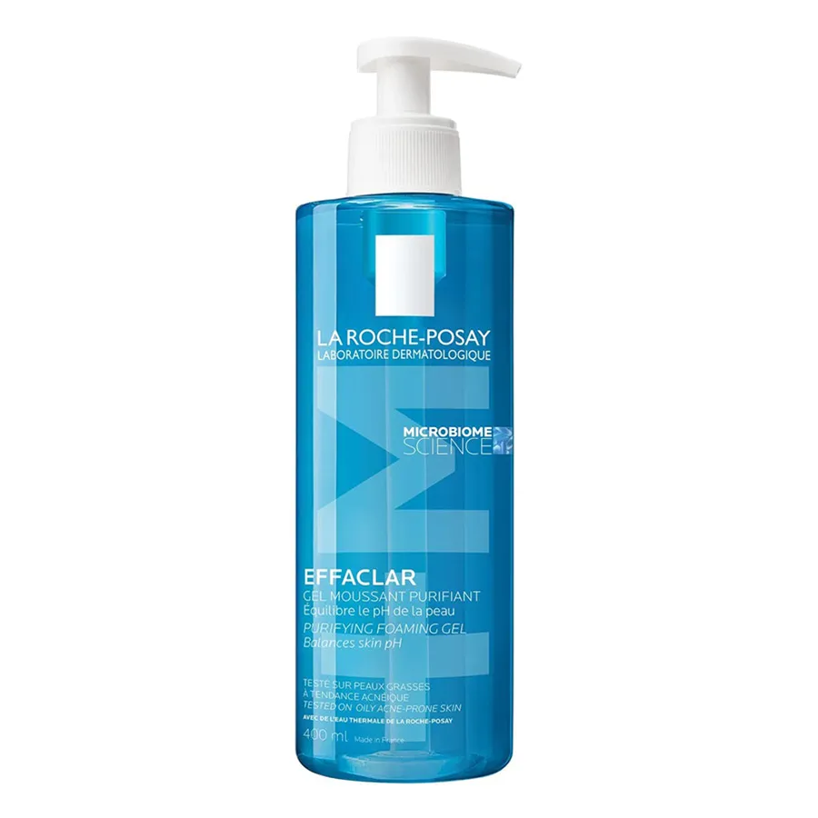 Sữa Rửa Mặt Cho Da Dầu Nhạy Cảm Dạng Gel La Roche-Posay Effaclar 400ml XT