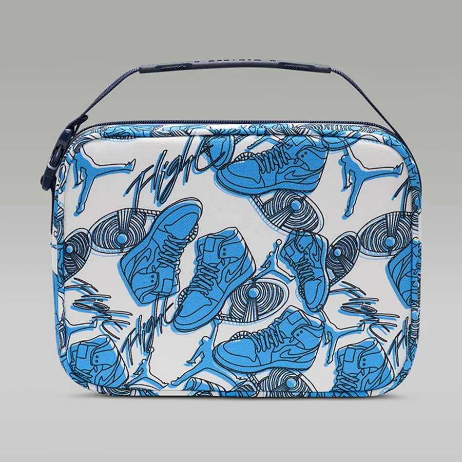 Túi Xách Tay Nike Jordan Lunch Bag DO3689-410 Màu Xanh Trắng | Vua