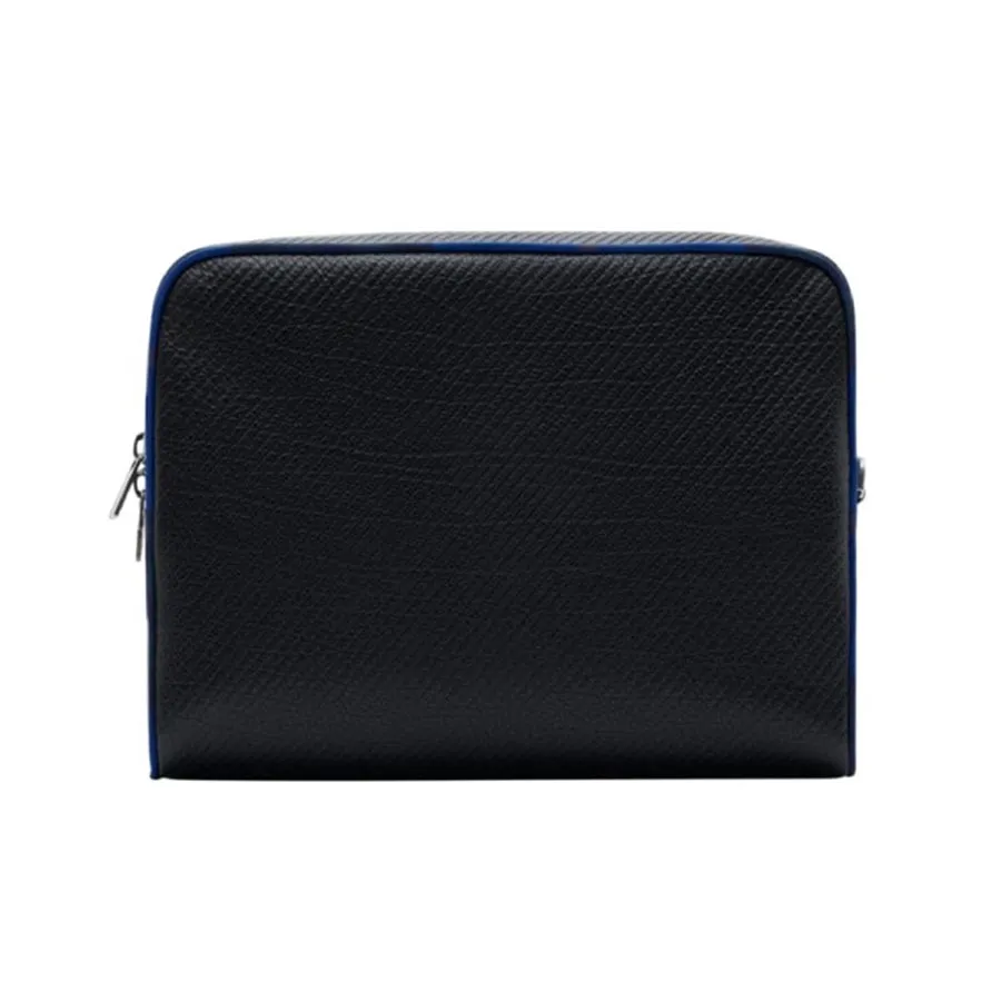 Ví Nam Burberry Heritage EKD Calf Leather Wallet Màu Đen