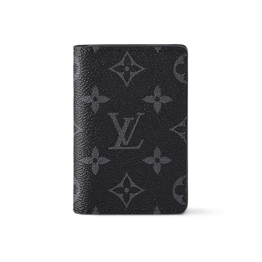 Ví Nam Louis Vuitton LV Pocket Organizer M61696 Màu Đen