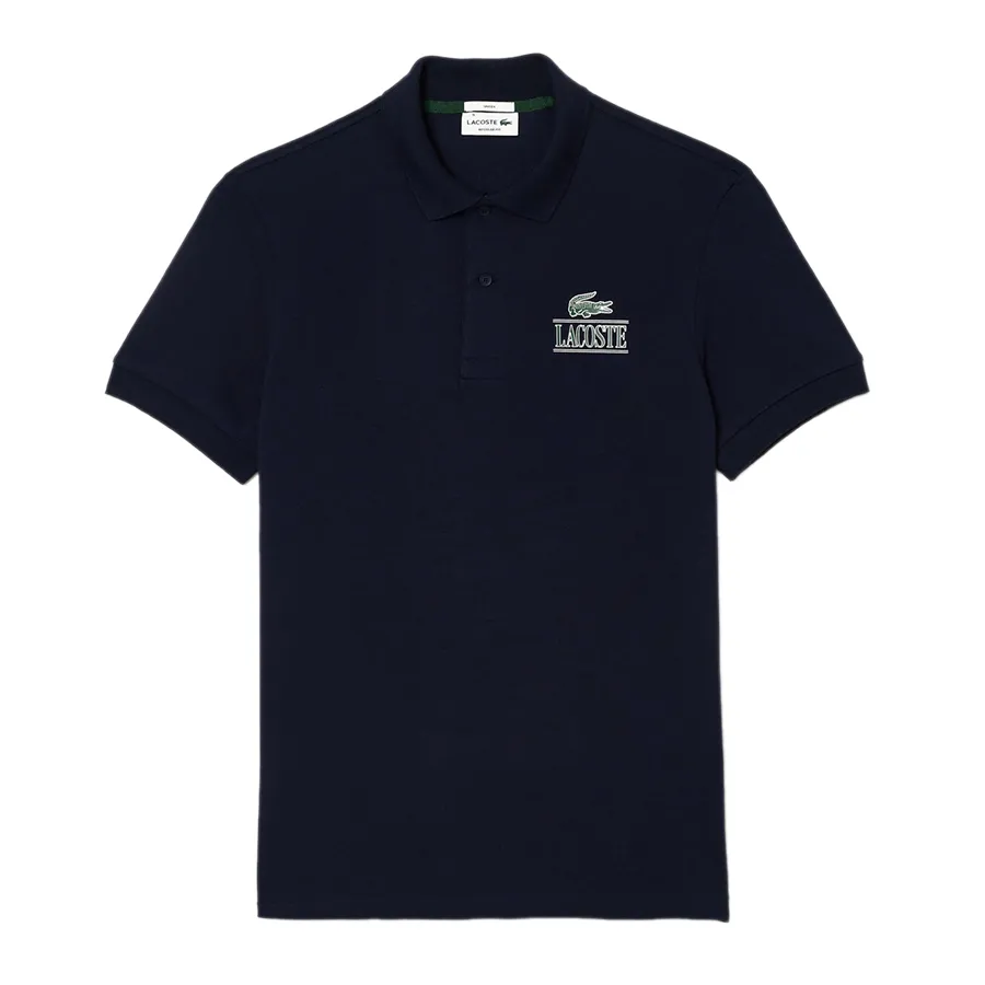 Áo Polo Nam Lacoste Regular Fit UV Protect Golf Polo Shirt PH1136 00 166 Màu Xanh Navy Size XS