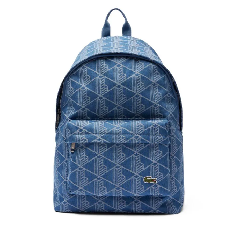 Balo Lacoste Neocroc Jacquard Motif Backpack Blue NU4871NZ-Q74 Màu Xanh Blue