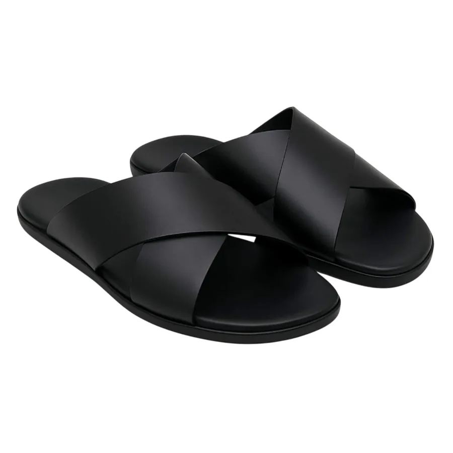 Dép Nam Duca Di Morrone UMBERTO-VIT_NERO Màu Đen Size 41