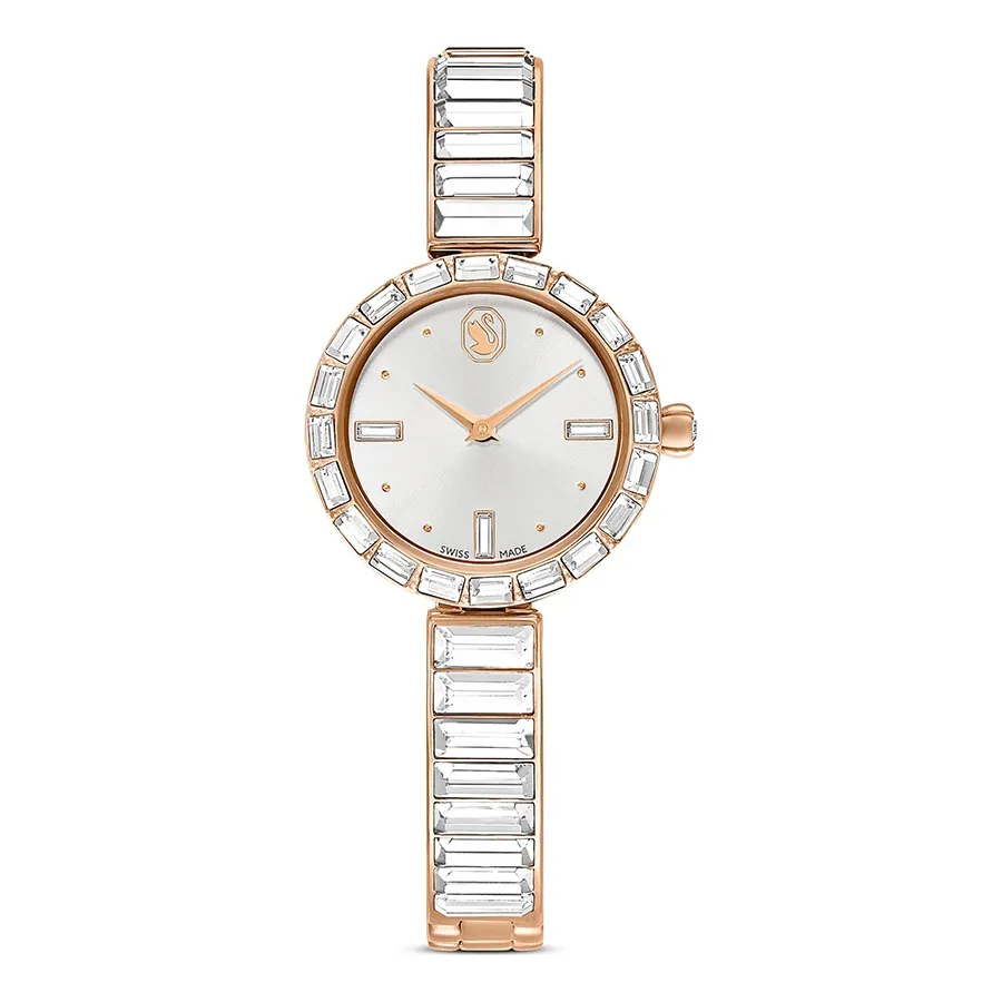 Đồng Hồ Nữ Swarovski Matrix Bangle Watch 5677484 Màu Trắng | Vua Hàng Hiệu