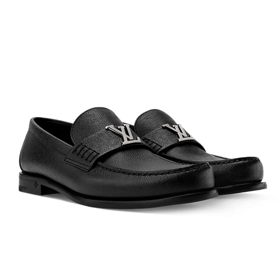 Giày Lười Nam Louis Vuitton LV Major Loafer 1AIYWB Màu Đen Size 40