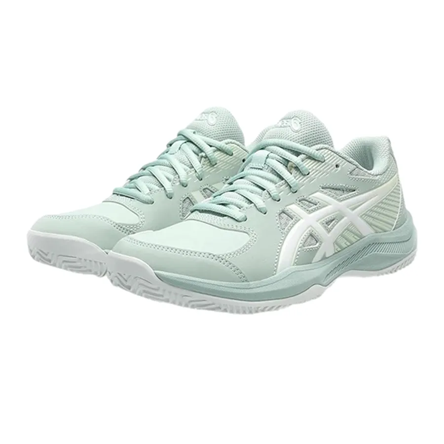 Giày Tennis/Pickleball Asics Game FF Lichen Rock White 1042A284-300 Màu Xanh Green Size 37