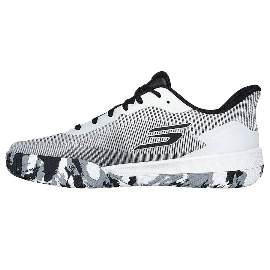 Giày Tennis/Pickleball Nam Skechers Viper Court Pro 2.0 ‘White’ 246109-WBK Màu Xám Trắng Size 41