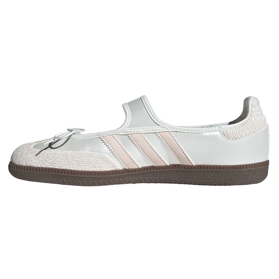 Giày Thể Thao Nữ Adidas Samba OG Shoes JR4482 Trắng Kem Size 37