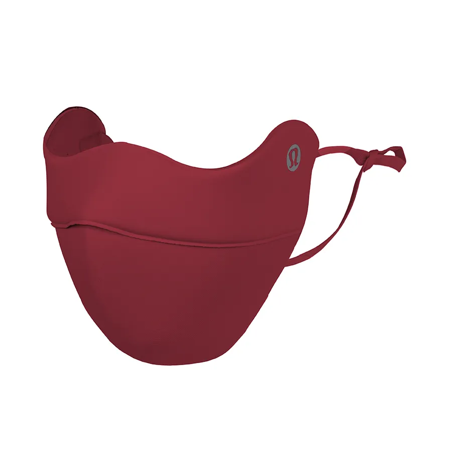 Khẩu Trang Lululemon Thick & Breathable Full Face Eye Mask - Red Màu Đỏ