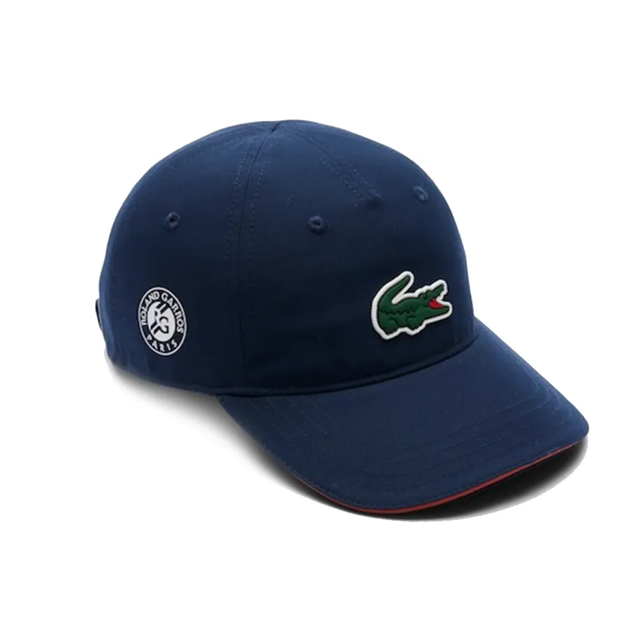 Mũ Unisex Lacoste Roland-Garros Edition Microfiber Cap RK6388 51 166 Màu Xanh Navy Size S