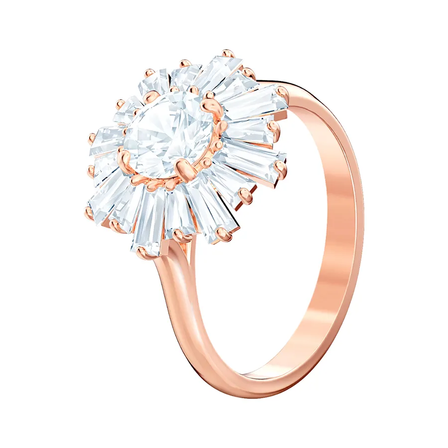 Nhẫn Nữ Swarovski Idyllia Ring 5459599 Màu Vàng Hồng Size 52 | Vua Hàng ...