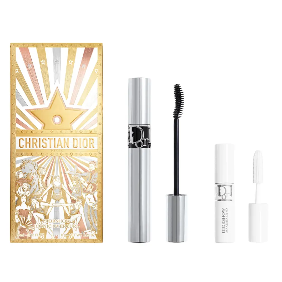 Set Chuốt Mi Mascara Dưỡng Mi Dior Diorshow The Volume And Curl