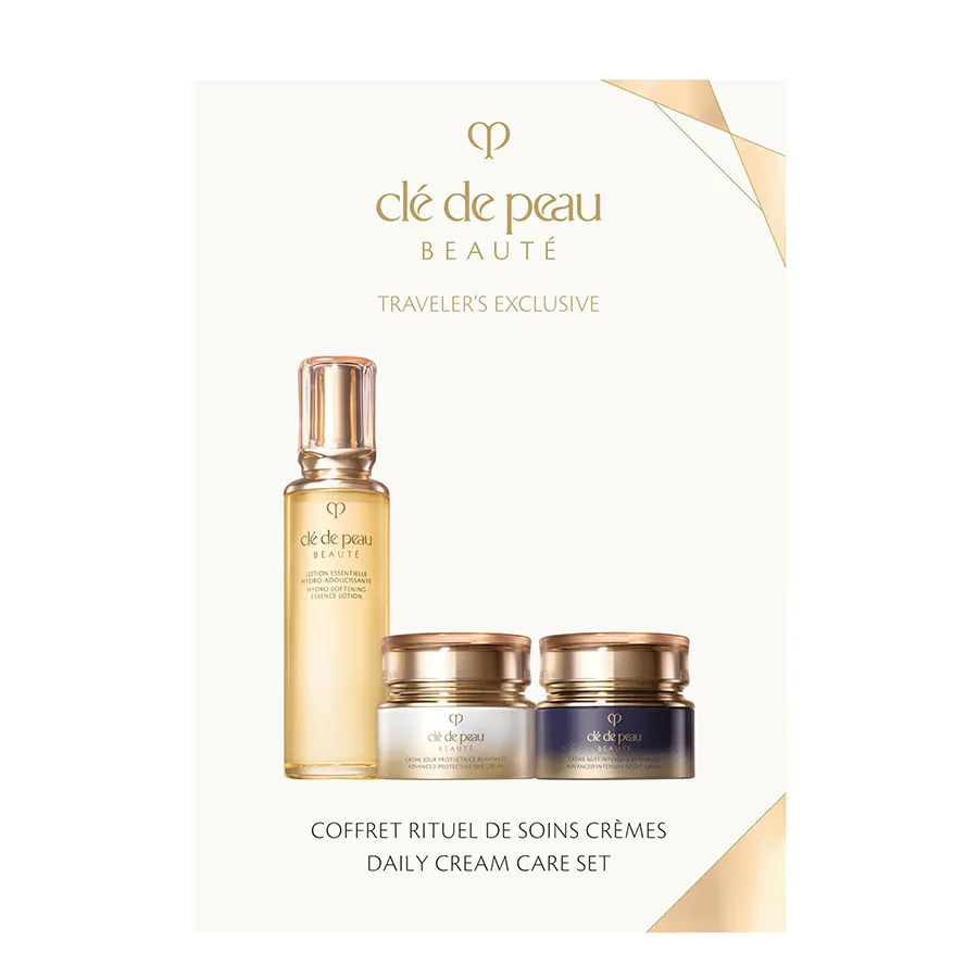 Set Dưỡng Da Clé De Peau Ultimate Daily Cream Care 3 Món (170ml +