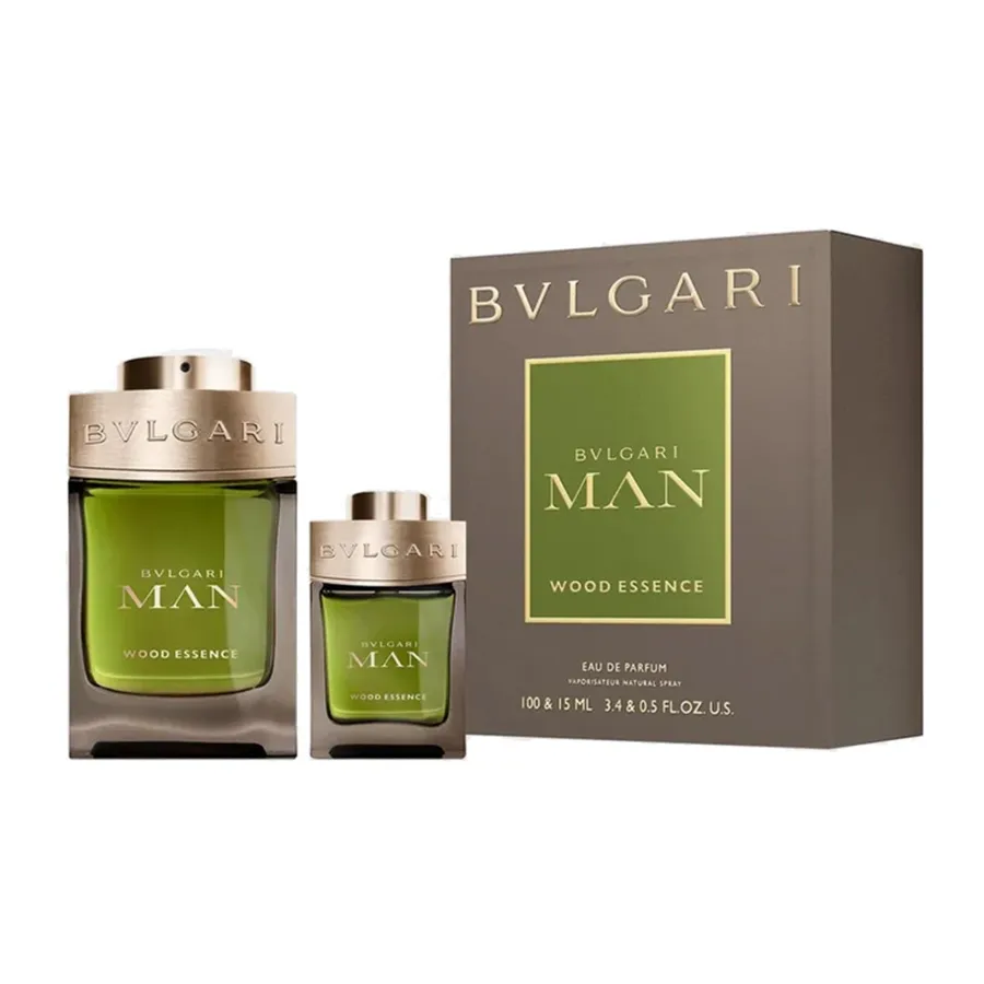 Set Nước Hoa Nam Bvlgari Man Wood Essence Eau De Parfum 100ml +