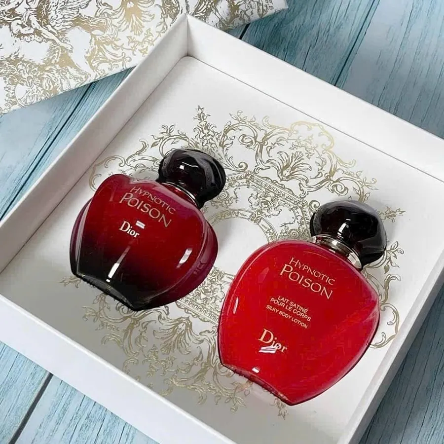 Set Nước Hoa Nữ Dior Hypnotic Poison EDT 50ml + Dưỡng Thể 75ml