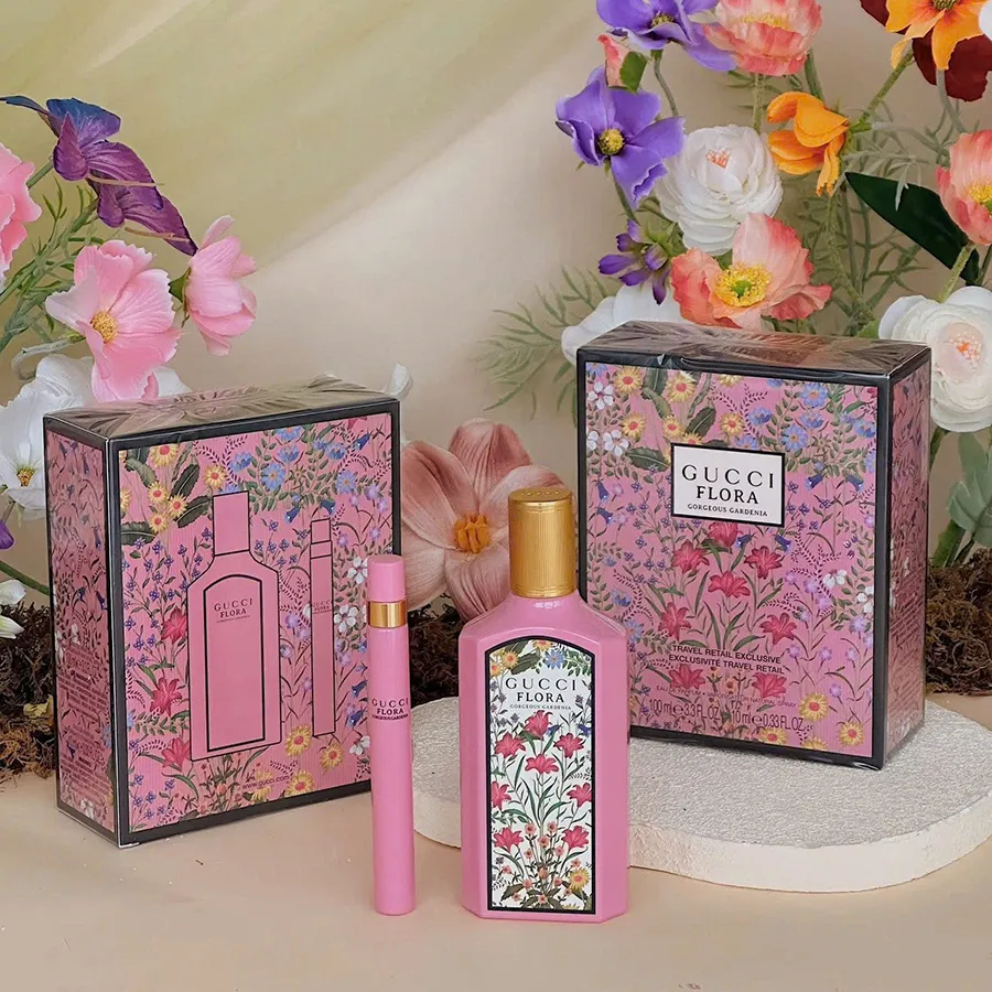 Set Nước Hoa Nữ Gucci Flora Gorgeous Gardenia 2 Món (EDP 100ml +
